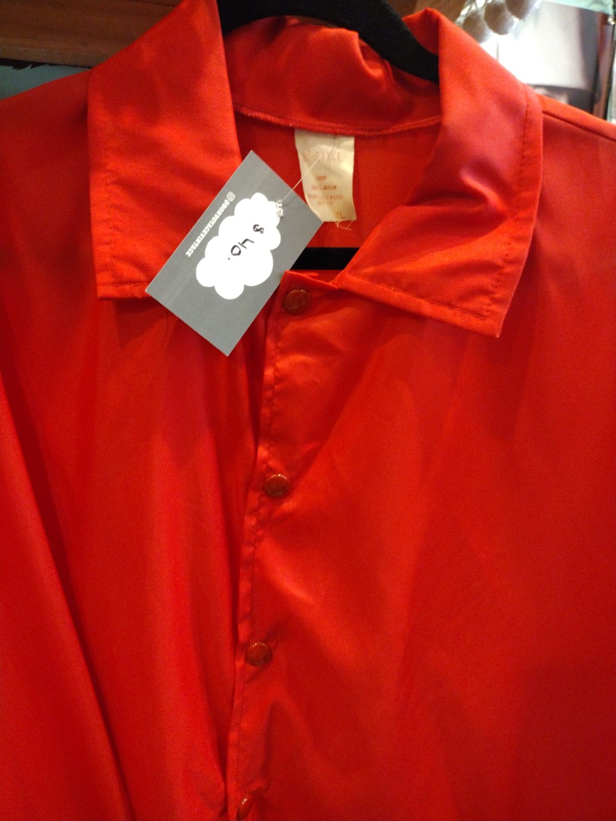 Vintage Red Button-Up Jacket — shirt (photo 2)